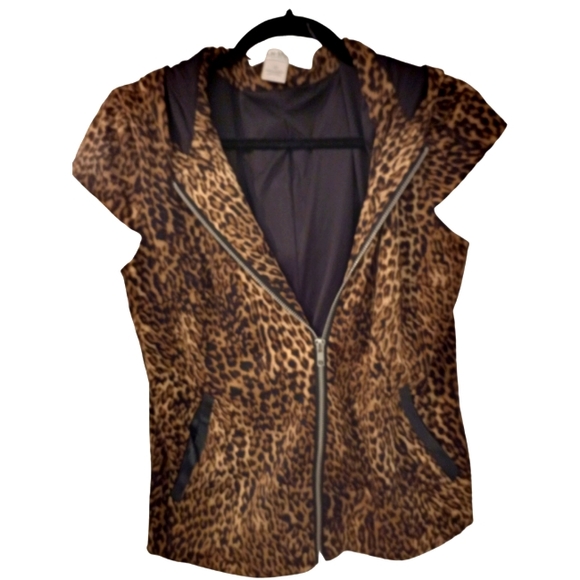Immoni the label leopard hoodie in size 10 - Picture 3 of 9